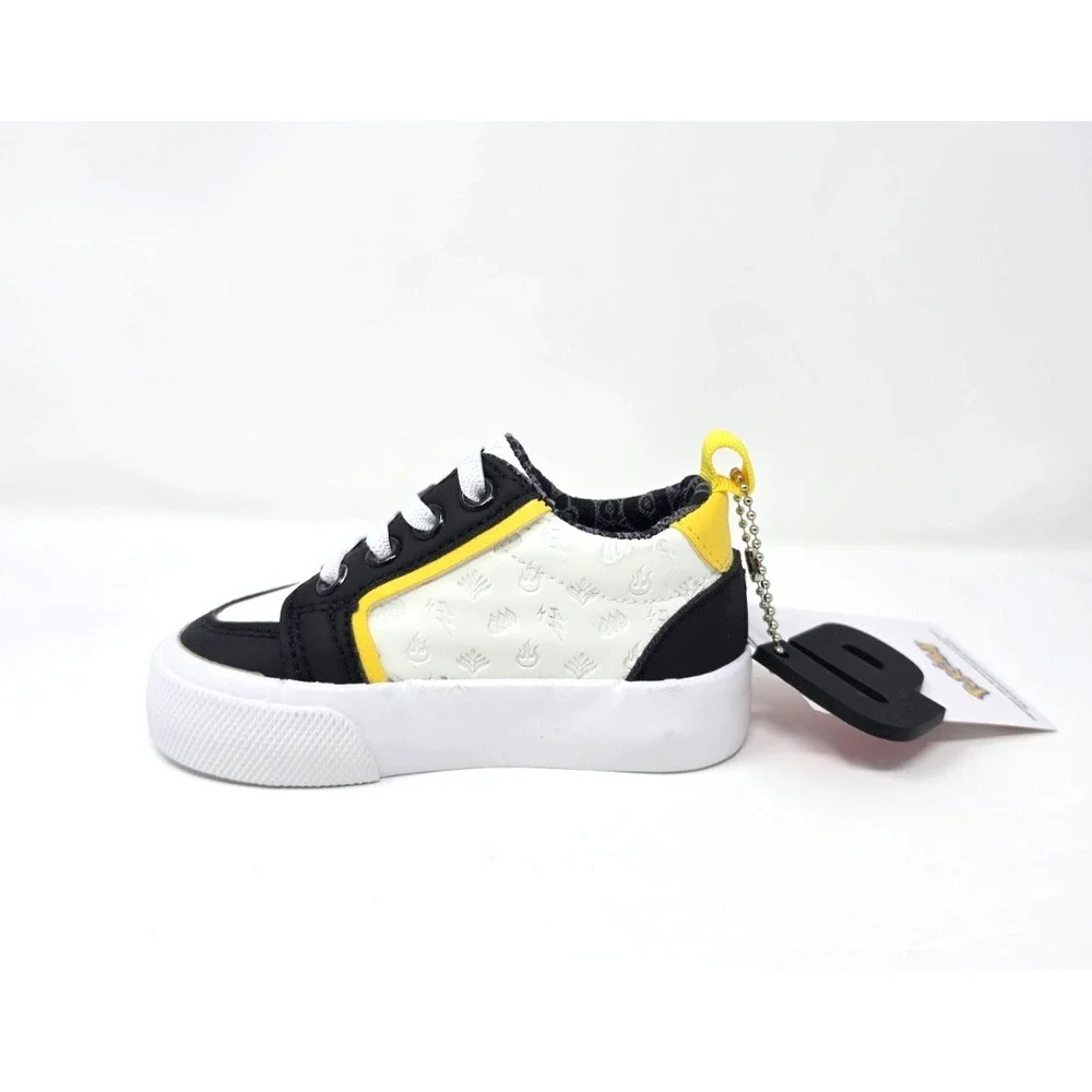 Groundup Kids 5 Pokemon Shoe White/Black Multi‎ NIB